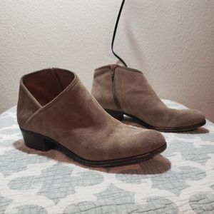Lucky Brand tan ankle booties
